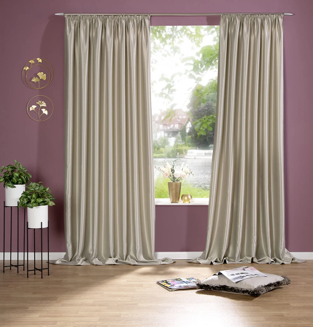 Vorhang »Blackout Satin« Beige Vorhang »Blackout Satin« Beige
