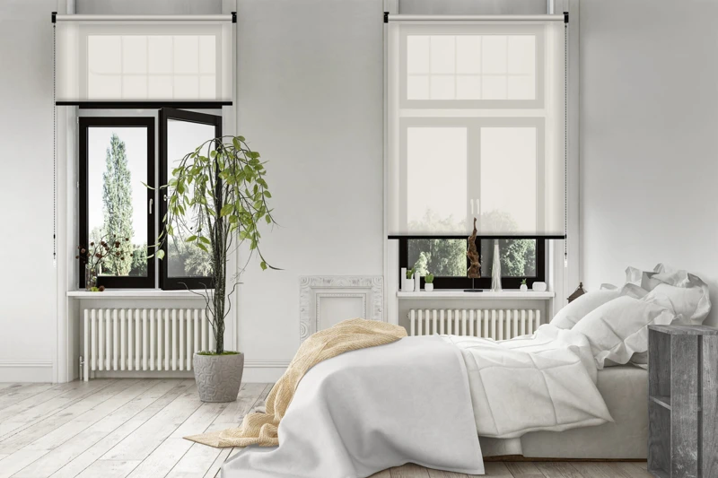 Bright light modern luxury bedroom