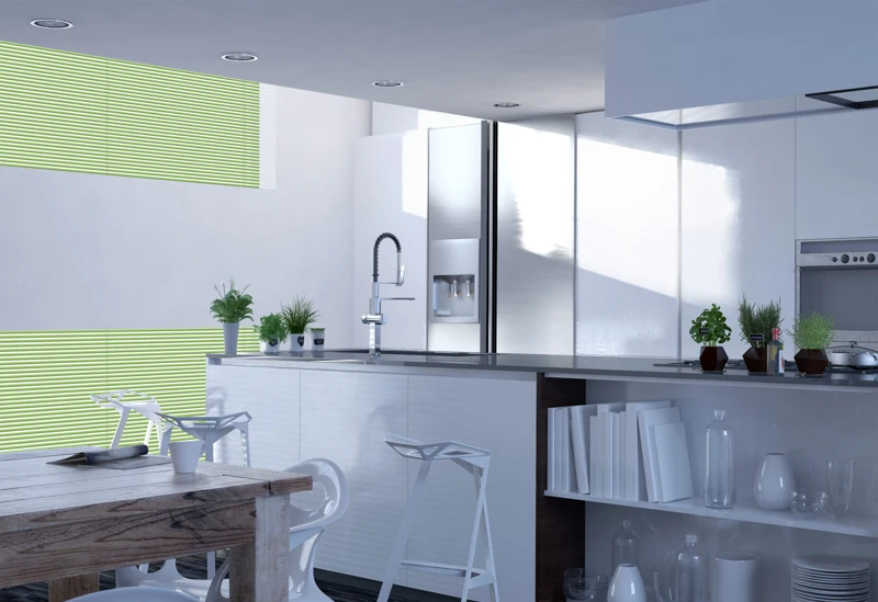 Modern White Architectural Home Kitchen Design