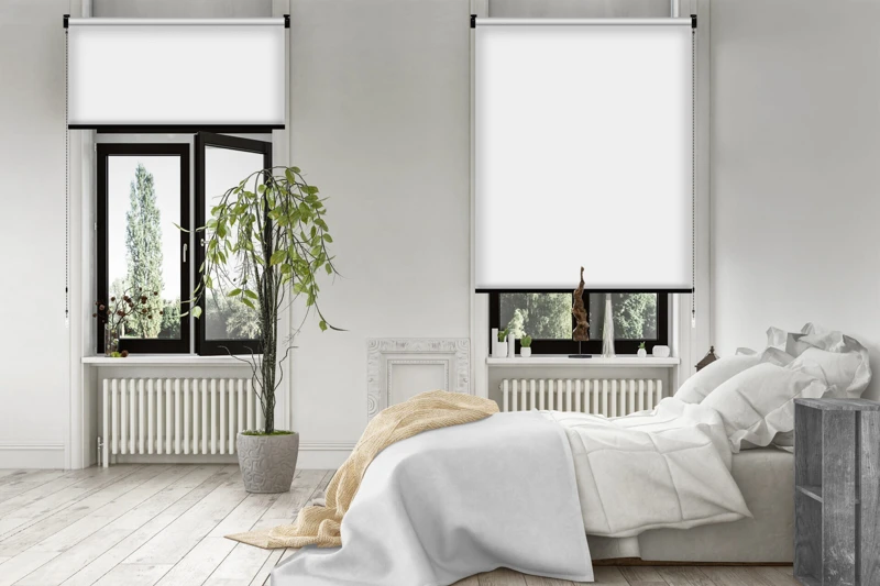 Bright light modern luxury bedroom