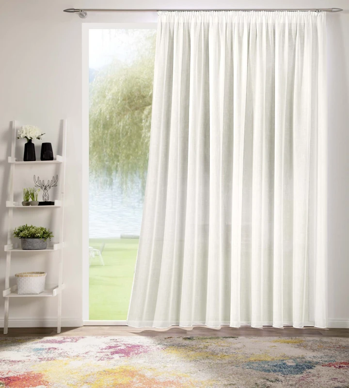 Gardine »Voile Effekt« Creme | DecoHome