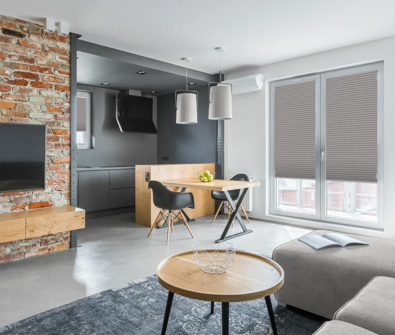 Apartment with open kitchen