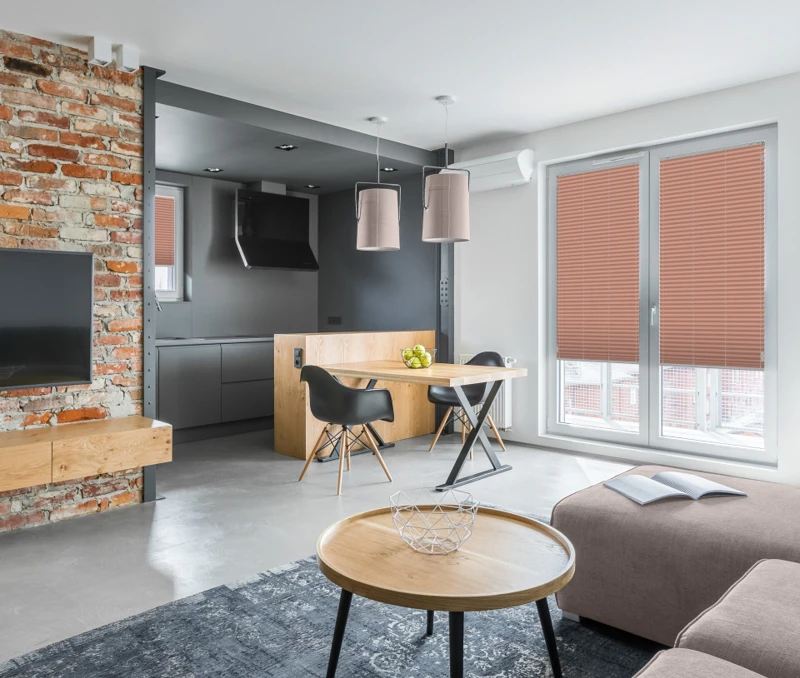 Apartment with open kitchen