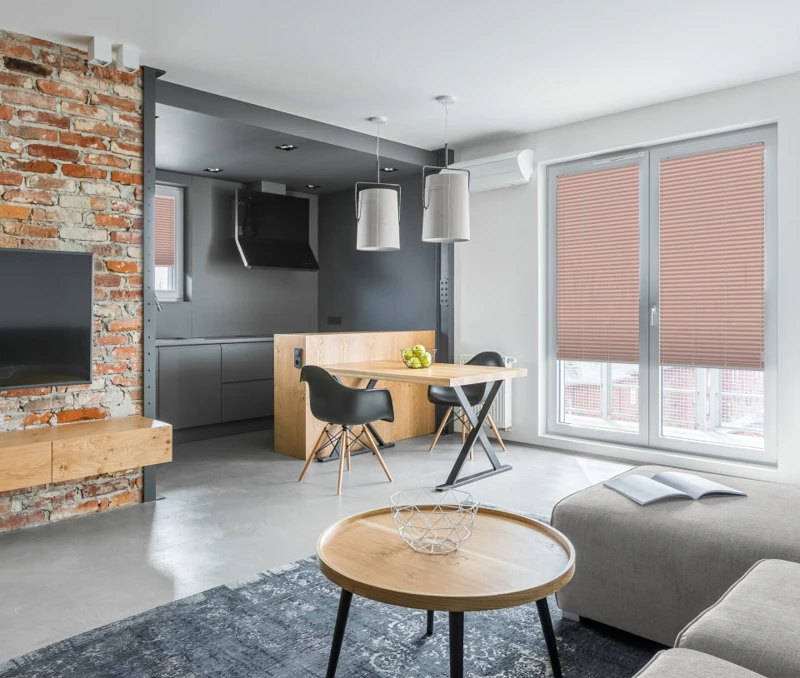 Apartment with open kitchen