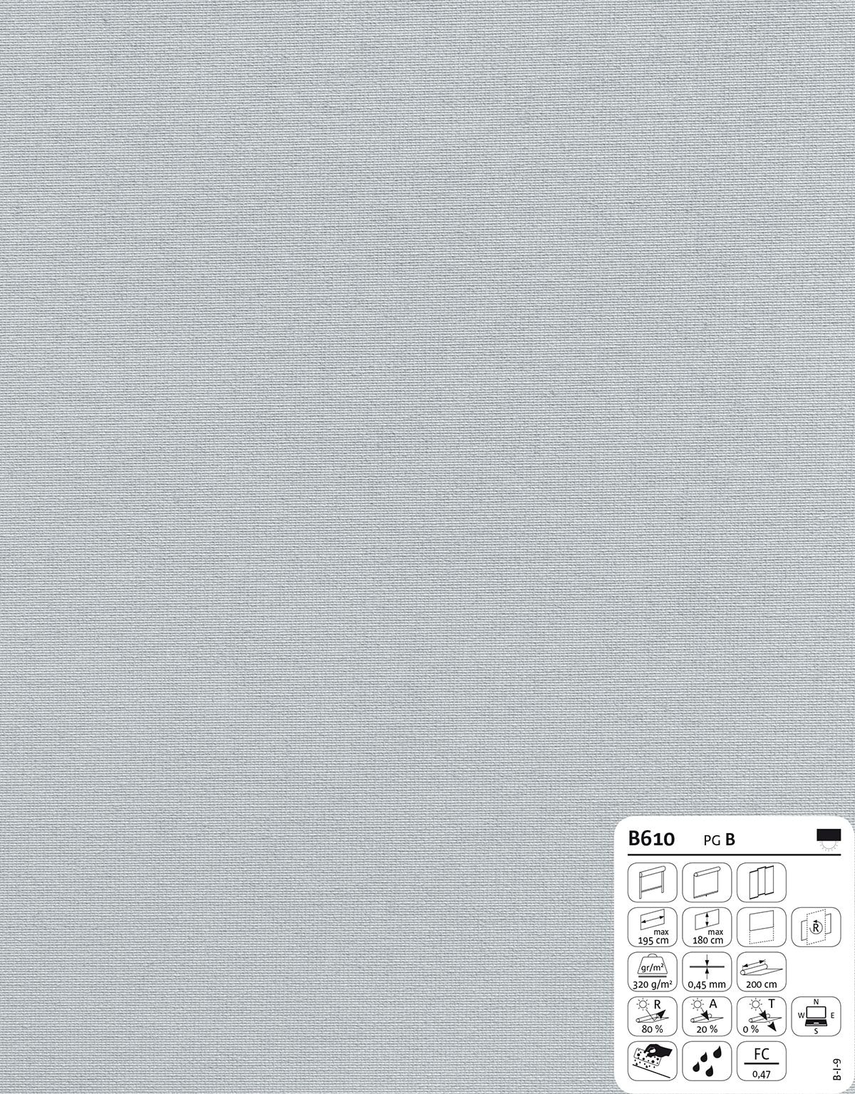 Rollo »Basic« Platingrau 5