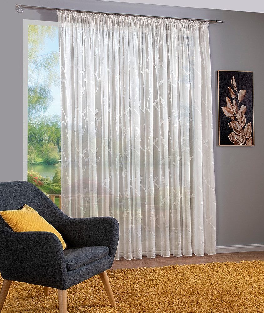 Gardine »Enzian« Creme| DecoHome    
