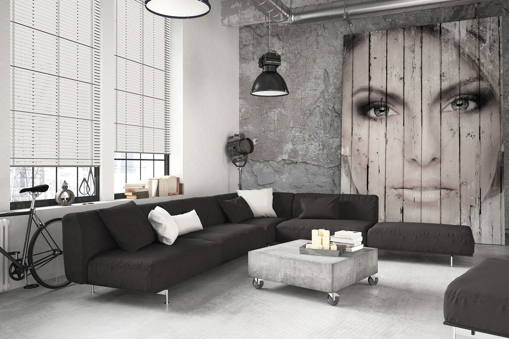 Holzjalousie »Modern« Beige 3