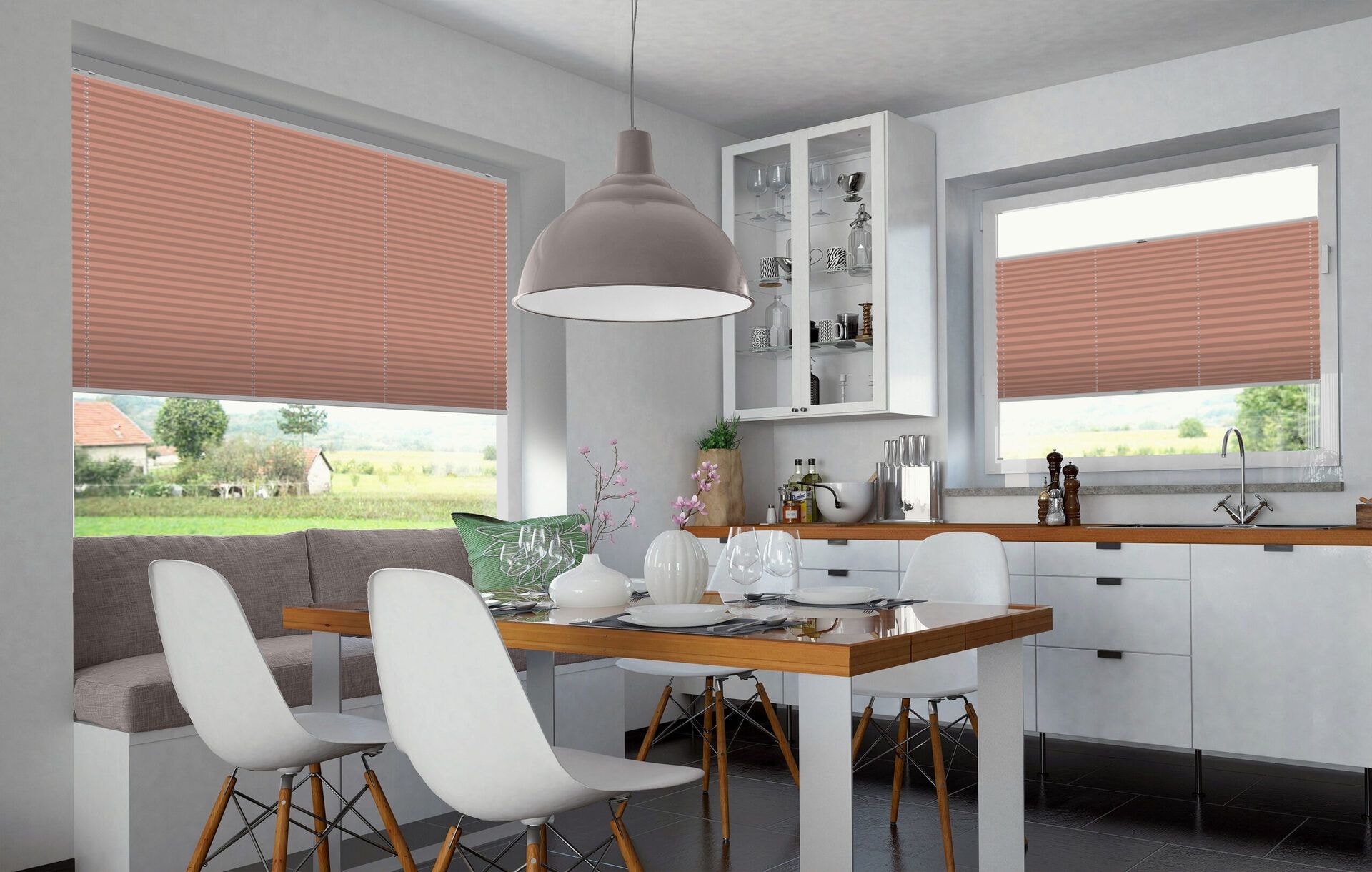 Plissee Matte Terracotta 5