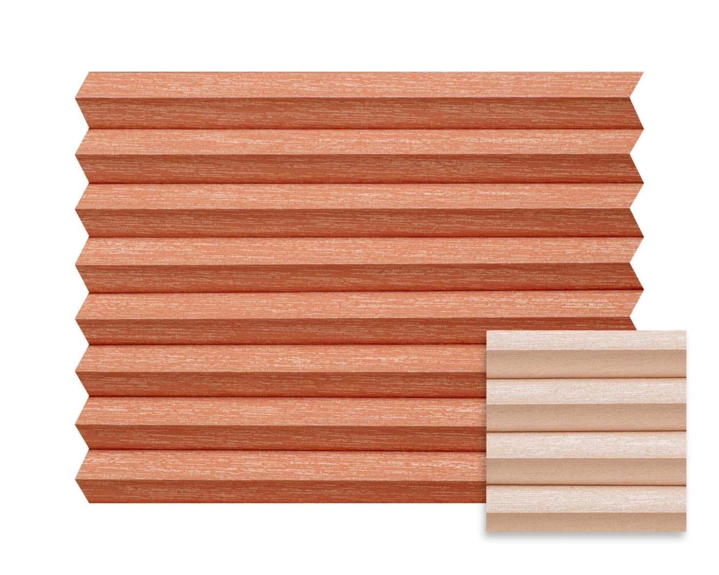 Plissee Matte Terracotta 2
