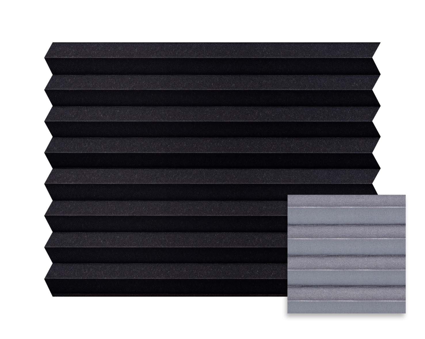 Plissee Velado Schwarz 2