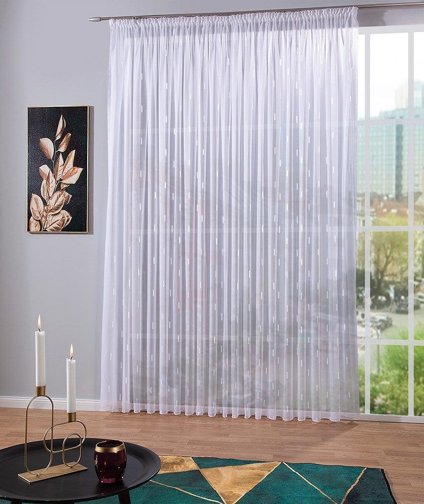 Gardine »Alyssa« Weiß| DecoHome