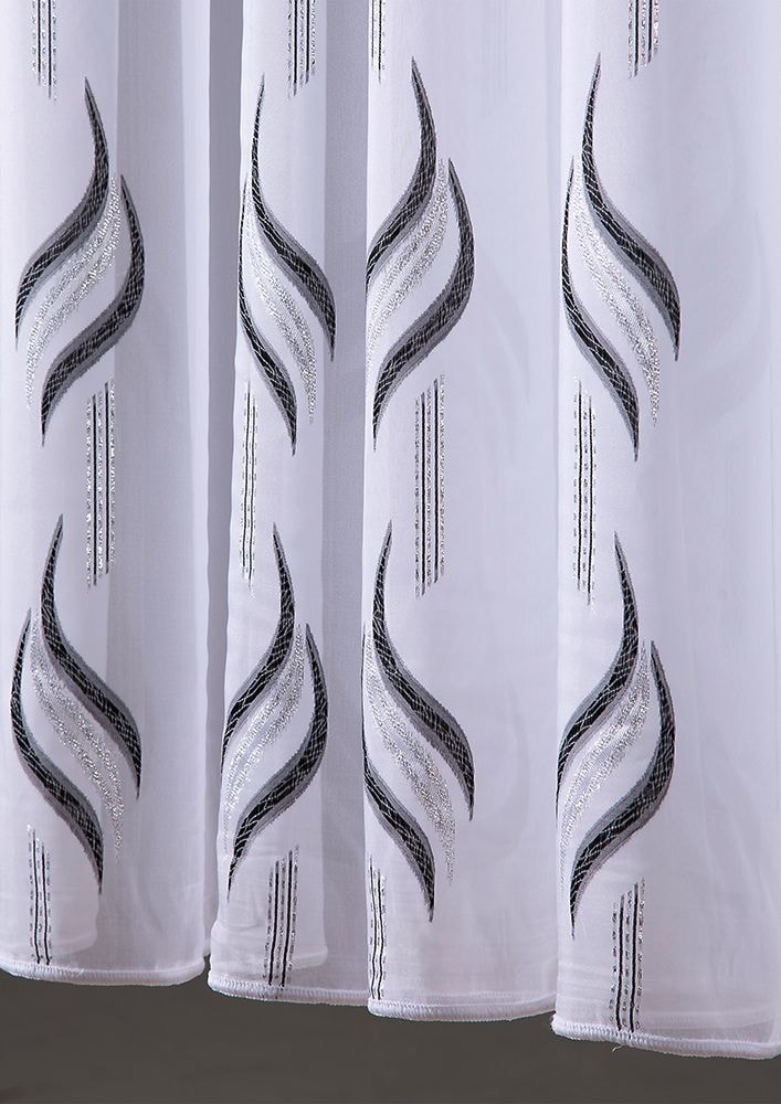 Gardine »Gloriosa« Schwarz | DecoHome 3
