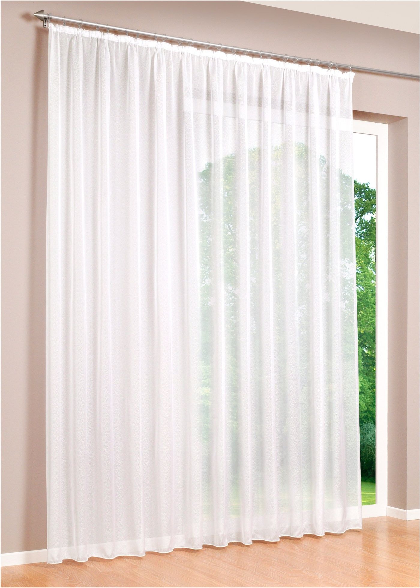 Gardine »Voile« Weiß