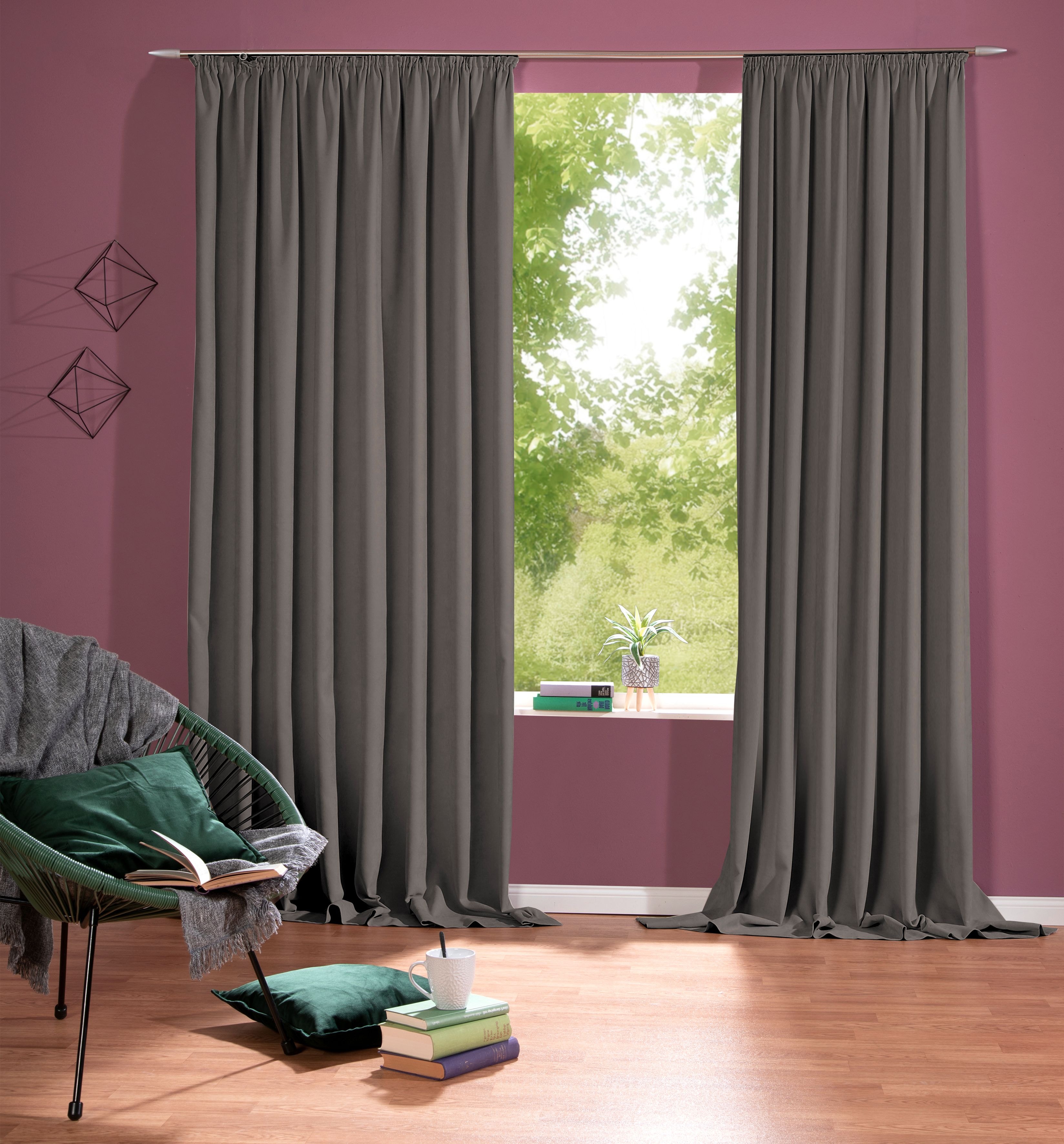 Vorhang »Soft« Grau