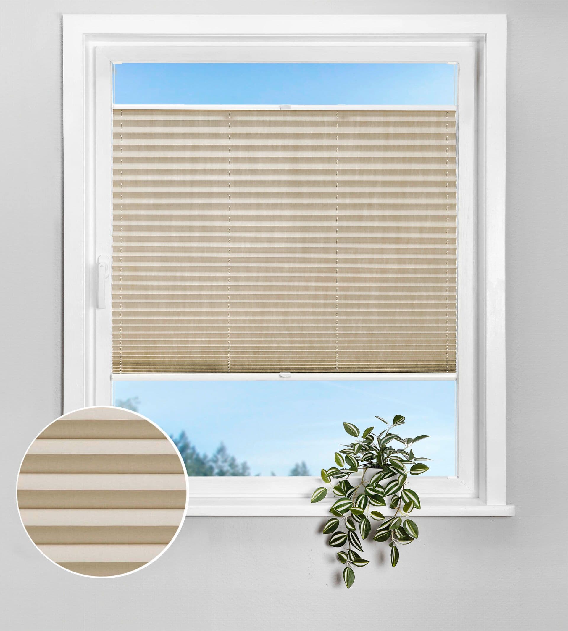 Plissee Evie Sand-Beige