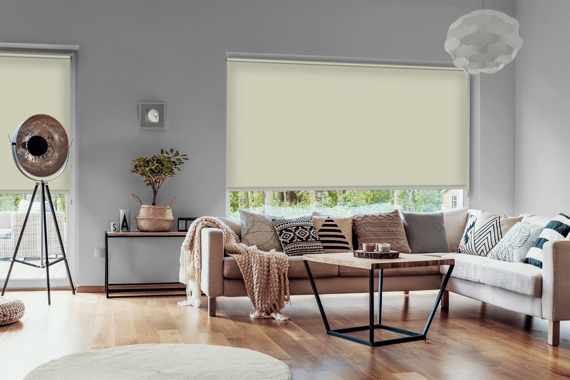 Rollo »Basic« Taupe-Braun 4