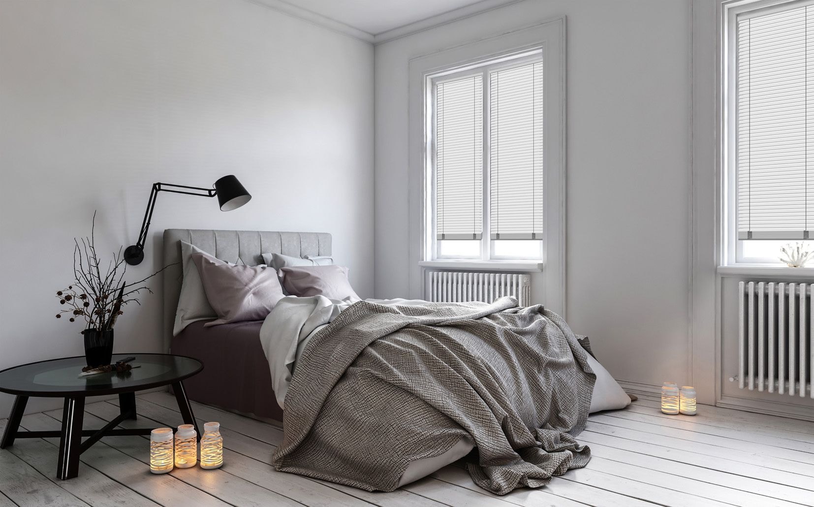 Holzjalousie »Modern« Weiß 7